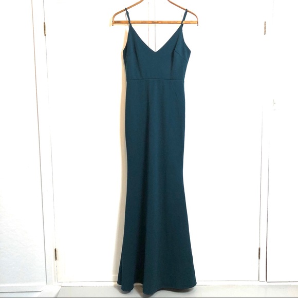 LULU’s Infinite Glory Forest Green Maxi Dr… - Picture 11 of 16